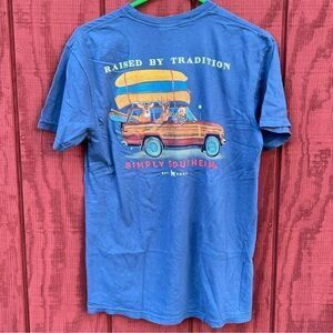 NWT Simply Southern “Raised By Tradition” Deer SUV Canoe Short Sleeve‎ Tshirt MD